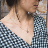 Moyeha Charm Pendant Necklace - Gold Plated