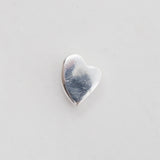 Heart Charm Pendant Necklace - Sterling Silver