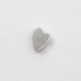 Heart Charm Pendant Necklace - Sterling Silver