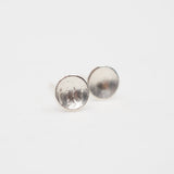 Orbit Textured Studs - Sterling Silver