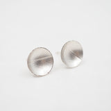 Orbit Textured Studs - Sterling Silver