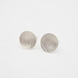 Orbit Textured Studs - Sterling Silver