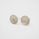 Orbit Textured Studs - Sterling Silver