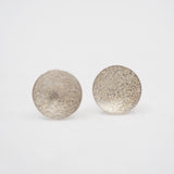 Orbit Textured Studs - Sterling Silver
