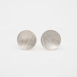 Orbit Textured Studs - Sterling Silver