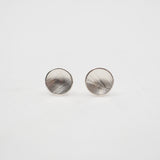 Orbit Textured Studs - Sterling Silver