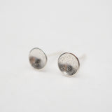 Orbit Textured Studs - Sterling Silver