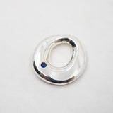 Intertidal Necklace - Sterling Silver & Blue Sapphire