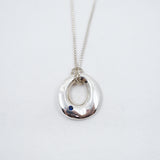 Intertidal Necklace - Sterling Silver & Blue Sapphire