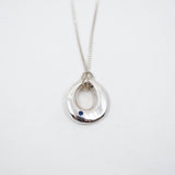 Intertidal Necklace - Sterling Silver & Blue Sapphire