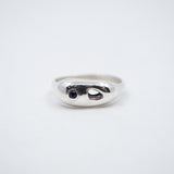 Intertidal Ring - Sterling Silver & Blue Sapphire