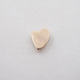 Collier pendentif breloque cœur - Plaqué or