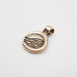 Wave Love Charm Pendant - 10k Gold