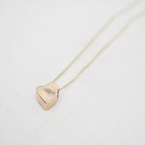 Heart Charm Necklace - 10k Gold