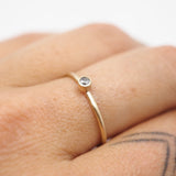 Mini Gemstone Rings - 10k Gold