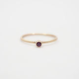 Mini Gemstone Rings - 10k Gold