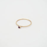 Mini Gemstone Rings - 10k Gold