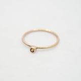 Mini Gemstone Rings - 10k Gold