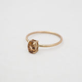 Bague ovale soleil or 10 carats - Nord/Sud