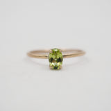 Bague ovale soleil or 10 carats - Nord/Sud
