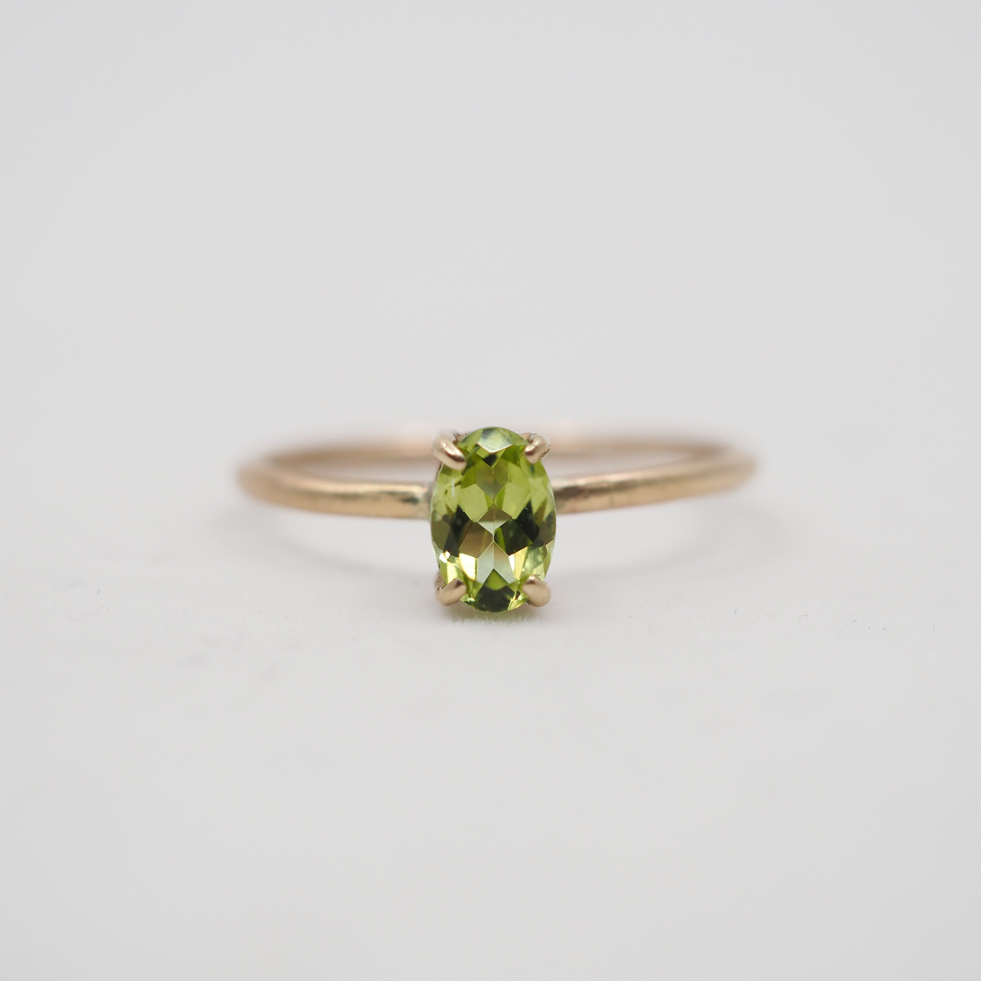 Bague ovale soleil or 10 carats - Nord/Sud