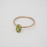 Bague ovale soleil or 10 carats - Nord/Sud