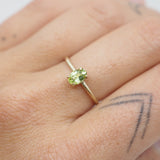 Bague ovale soleil or 10 carats - Nord/Sud