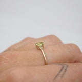 Bague ovale soleil or 10 carats - Nord/Sud