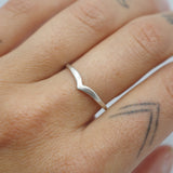 Sterling Silver Halo Ring