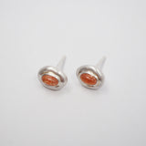 Siren Studs - Sunstone - Sterling Silver
