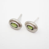 Siren Studs - Chrome Diopside - Sterling Silver