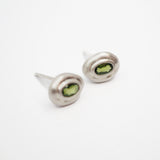Siren Studs - Chrome Diopside - Sterling Silver