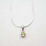 Birthstone Necklace - Sterling Silver