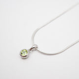 Birthstone Necklace - Sterling Silver