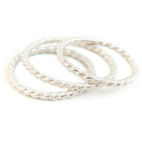 Sterling silver twist ring handmade in Tofino BC. Shop online or in store