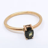 10k Gold Sunlight Oval Gemstone Ring