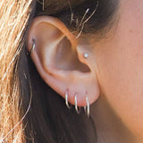 Sleeper Hoops - Sterling Silver