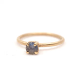 10k Gold Round Labradorite Ring