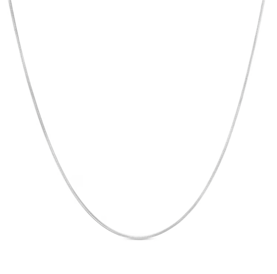 Sterling Silver Chains - Box Chain, Snake Chain