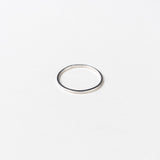 Silver Simple Stacking Ring