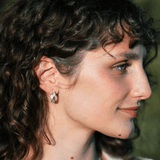 Sterling Silver Willow Hoops