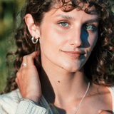 Willow Hoops- Sterling Silver