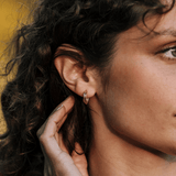 10k Gold Willow Hoops
