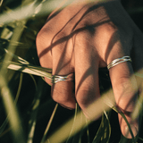 Sterling Silver Willow Ring - 3 Strand
