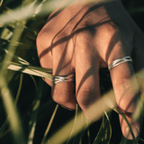 Willow Ring - 3 Strand - Sterling Silver