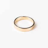 10K Gold Brushed Band Ring