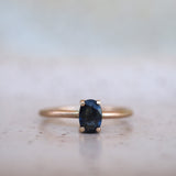10k Gold Oval Sunlight Ring - North/South
