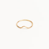 10k Gold V Stacking Ring