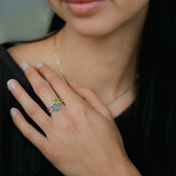 Bague Ophelia en argent sterling - Labradorite