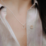 Sterling Silver Wishbone Necklace
